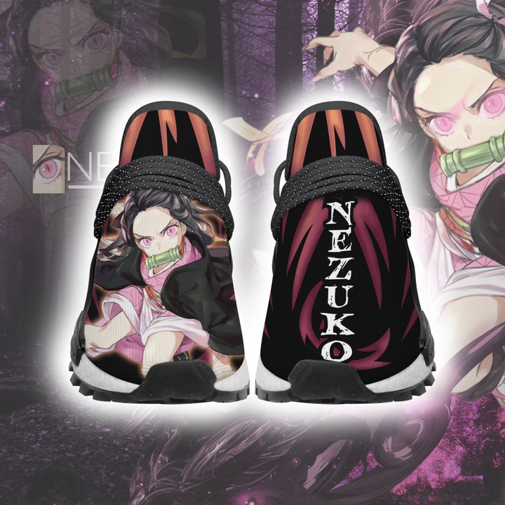 Nezuko NMD Shoes Custom Anime Demon Slayer Sneakers - 1 - Gearotaku