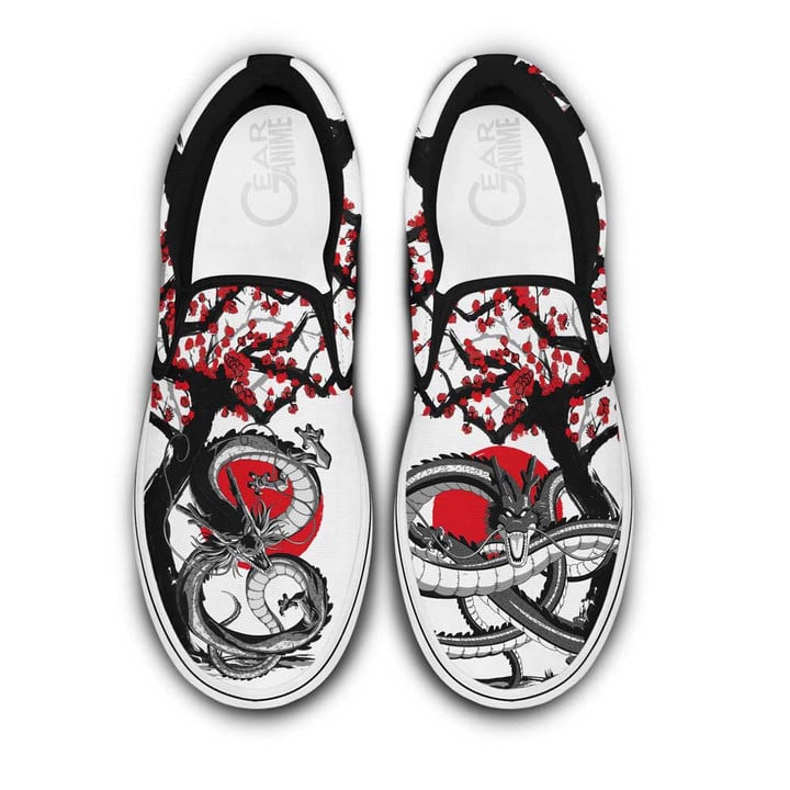 Shenron Slip On Sneakers Custom Japan Style Anime Dragon Ball Shoes - 1 - Gearotaku