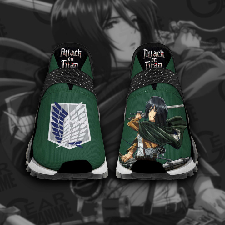Mikasa Shoes Scout Team Attack On Titan Anime Shoes TT11 - 1 - Gearotaku