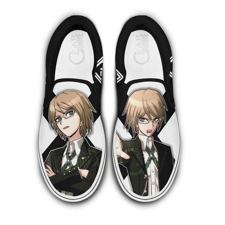 Byakuya Togami Slip-on Shoes Danganronpa Custom Anime Canvas Shoes