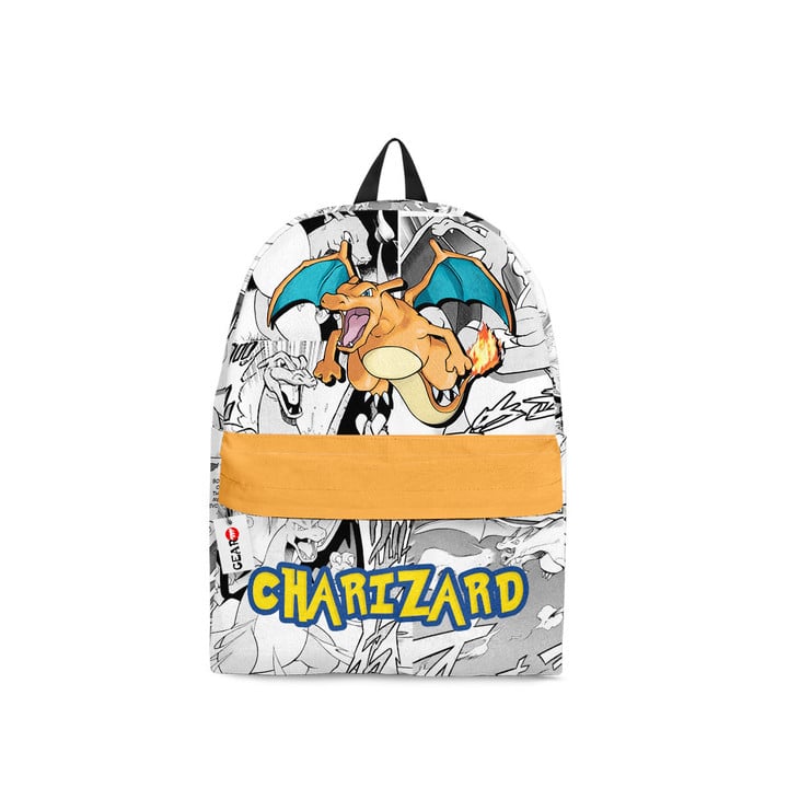 Charizard Backpack Pokemon Custom Anime Bag Mix Manga