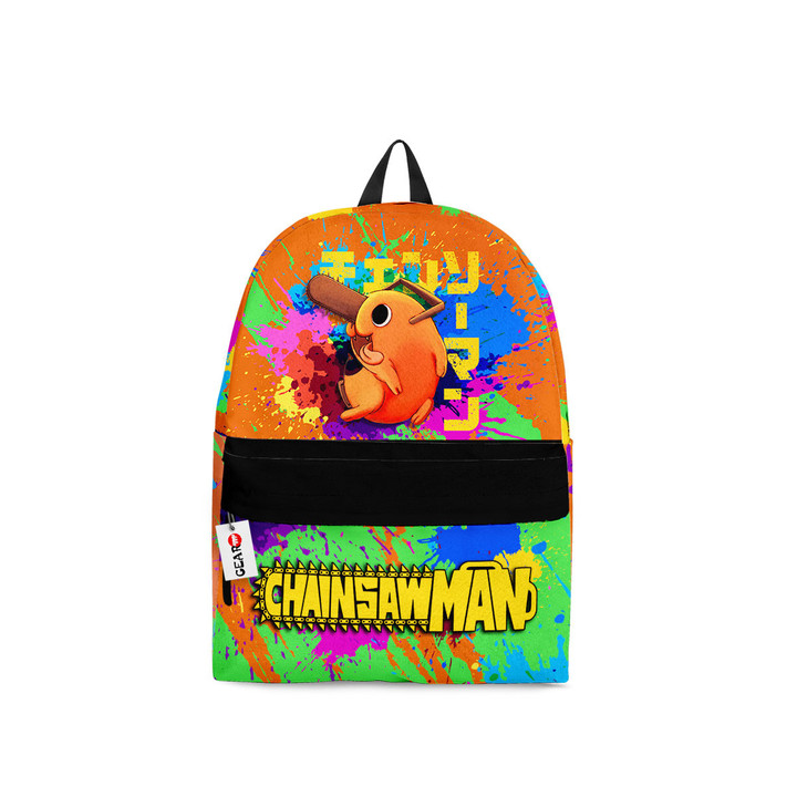 Pochita Backpack Chainsaw Man Custom Anime Bag For Fans