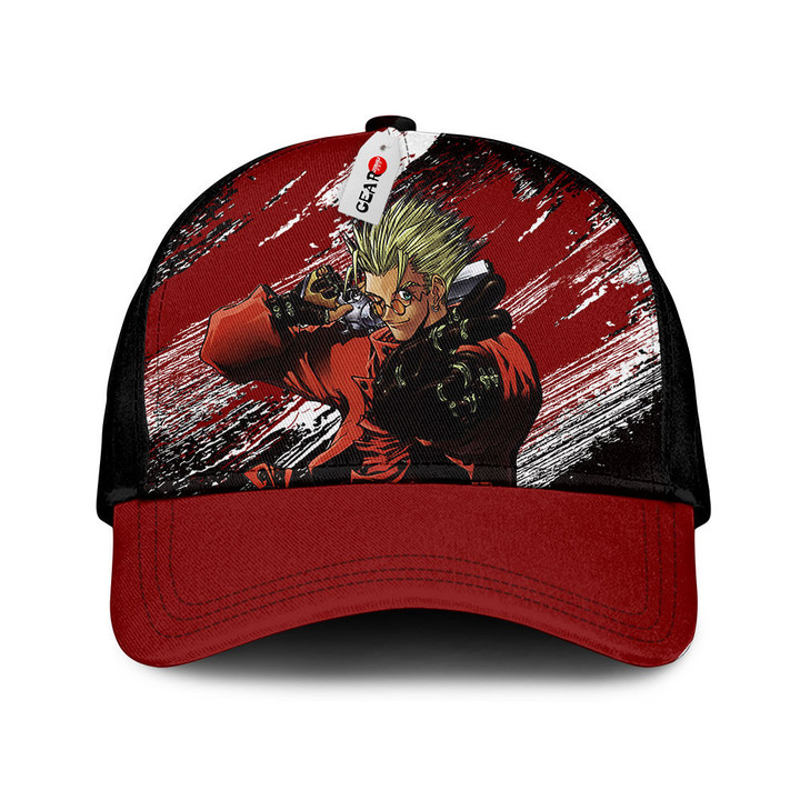 Vash the Stampede Baseball Cap Trigun Custom Anime Hat For Fans