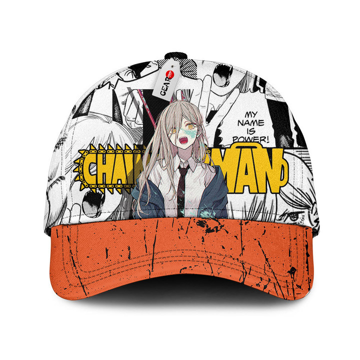 Power Baseball Cap Chainsaw Man Custom Anime Hat For Fans