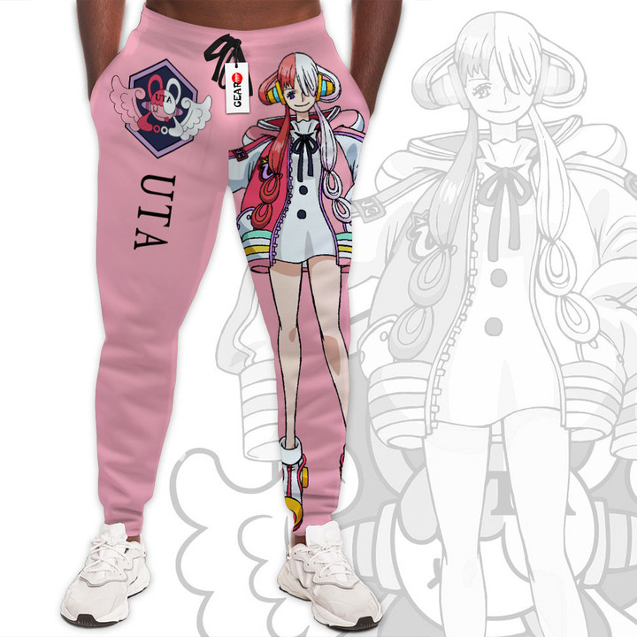 One Piece Red Uta Custom Anime Sweatpants Gear Otaku