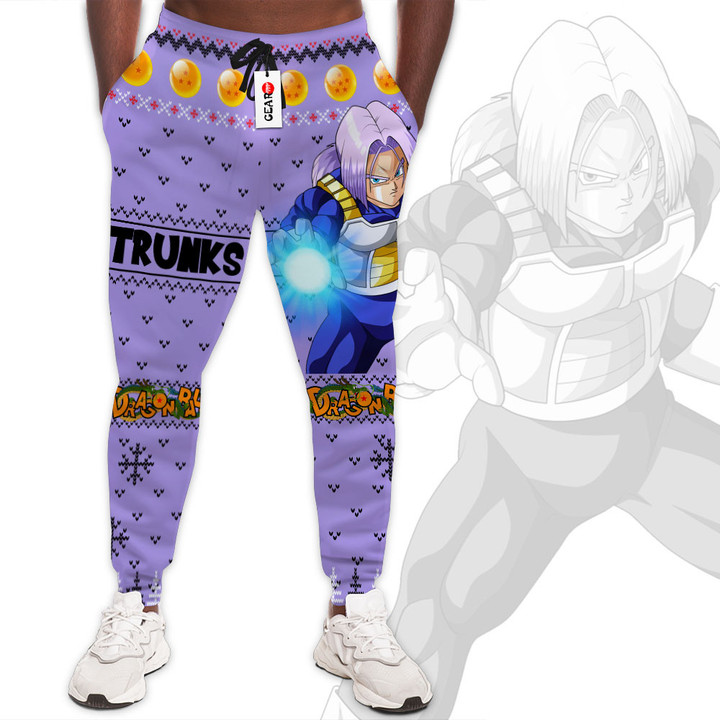 Dragon Ball Trunks Custom Anime Ugly Christmas Sweatpants Gear Otaku