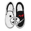 Monokuma Slip On Sneakers Custom Anime Danganronpa Shoes - 1 - Gearotaku