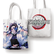 Shinobu Kocho Tote Bag Anime Personalized Canvas Bags