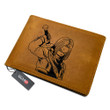 Trunks Adult Anime Leather Wallet Personalized