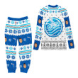 Sokka Christmas Pajamas Set Custom Anime Sleepwear