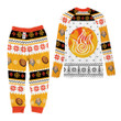 Uncle Iroh Christmas Pajamas Set Custom Anime Sleepwear