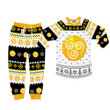 Air Nation Christmas Pajamas Set Custom Anime Sleepwear