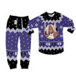 Mirko Christmas Pajamas Set Custom Anime Sleepwear