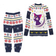 Luna Cat Christmas Pajamas Set Custom Anime Sleepwear