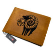 Gowther Goat's Sin of Lust Symbol Leather Wallet Personalized- Gear Otaku