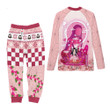 Nezuko Christmas Pajamas Set Custom Anime Sleepwear