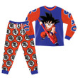 Goku Kid Pajamas Set Custom Anime Sleepwear