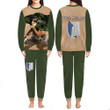 Eren Yeager Pajamas Set Custom Anime Sleepwear