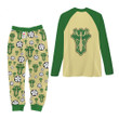 Green Mantis Pajamas Set Custom Anime Sleepwear