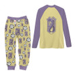 Purple Orca Pajamas Set Custom Anime Sleepwear