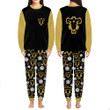 Black Bull Pajamas Set Custom Anime Sleepwear