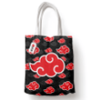 Akatsuki Tote Bag Anime Custom Canvas Bags Pattern Style- Gear Otaku