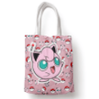 Jigglypuff Tote Bag Anime Personalized Canvas Bags- Gear Otaku