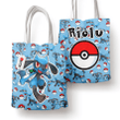 Riolu Tote Bag Anime Personalized Canvas Bags- Gear Otaku