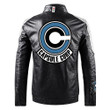 Capsule Corp Symbol Anime Leather Jacket VA1101241034-3-Gear-Otaku