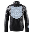 Silver Eagle Symbol Anime Leather Jacket VA1101241043-3-Gear-Otaku