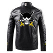 Zoro Roronoa Symbol Anime Leather Jacket VA110124109-3-Gear-Otaku