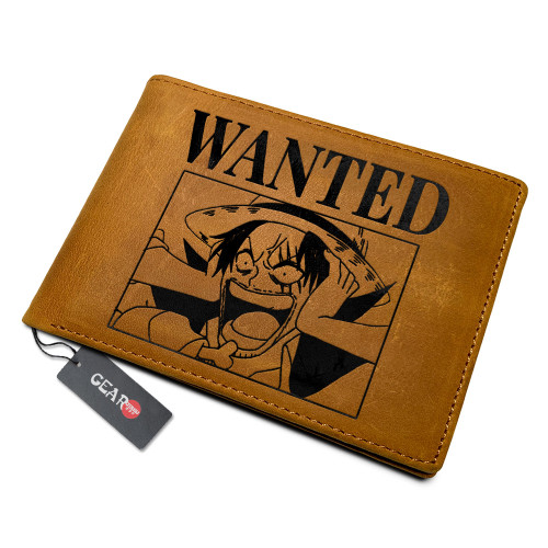 Shanks Wanted Anime Leather Wallet