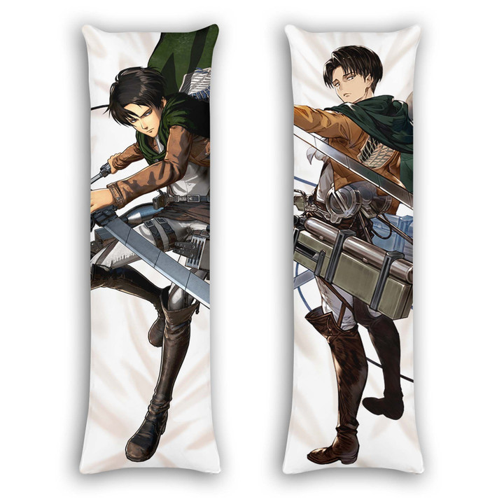 Levi Ackerman Body Pillow Cover Custom Attack On Titan Anime Gifts -Gear Otaku