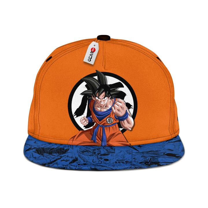 Goku Blue Cap Hat Custom Anime Dragon Ball Snapback-Gear Otaku