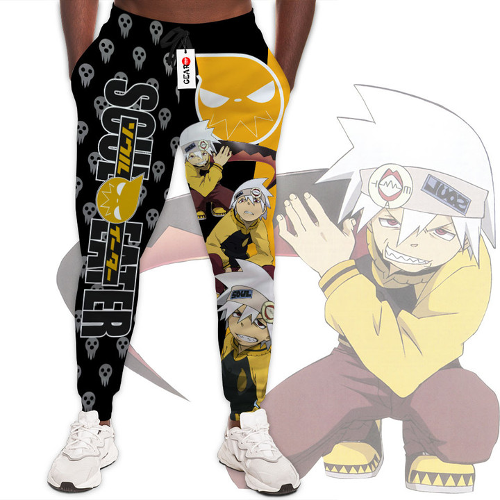 Evans Soul Eater Sweatpants Custom Soul Eater Anime Jogger Pants Merch