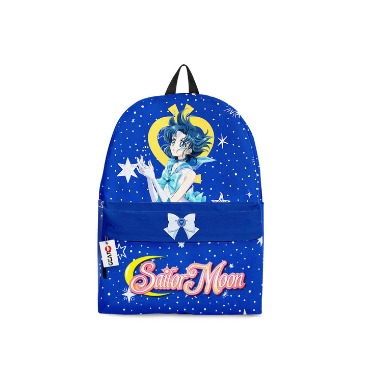 Sailor Mercury Backpack Custom Ami Mizuno Sailor Anime Bag For Fans