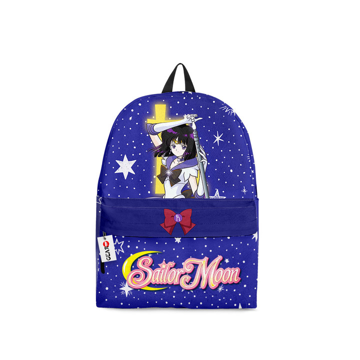 Sailor Saturn Backpack Custom Hotaru Tomoe Anime Bag For Fans
