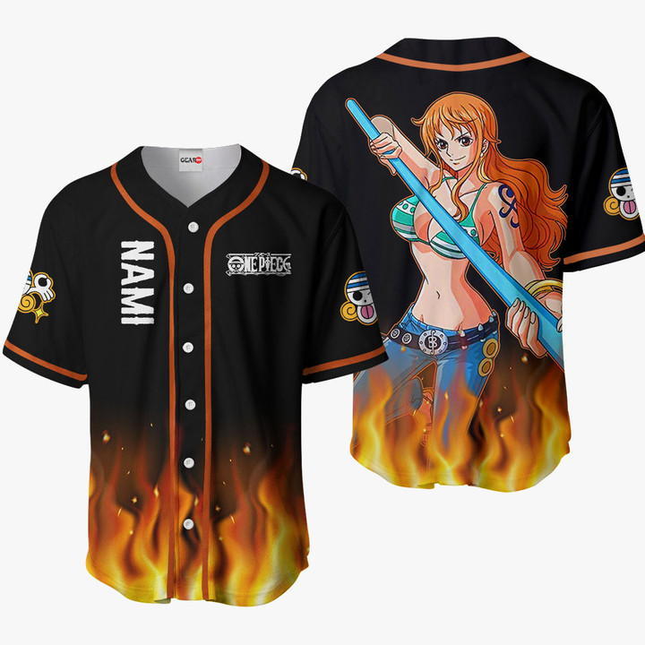 Nami Jersey Shirt Custom OP Anime Merch Clothes-1-gear otaku