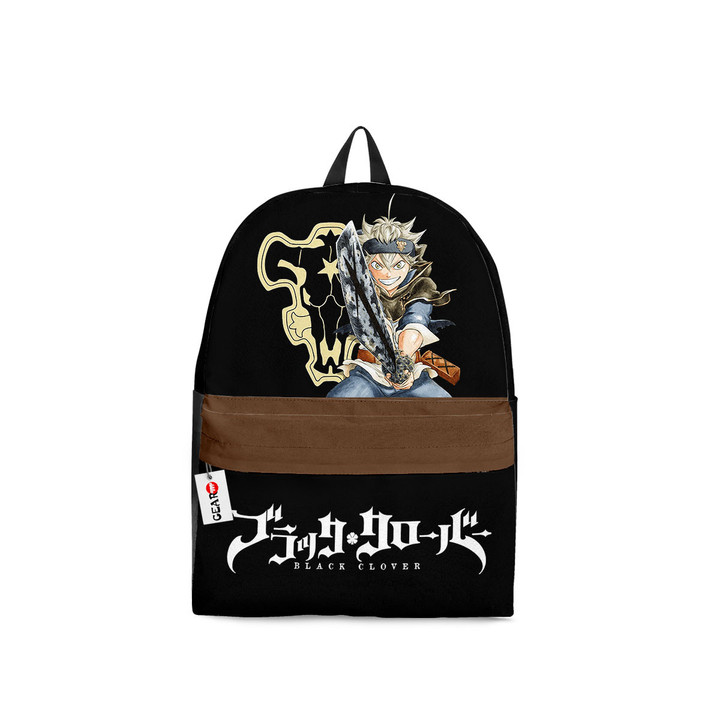 Asta Backpack Custom Black Clover Anime Bag For Fans