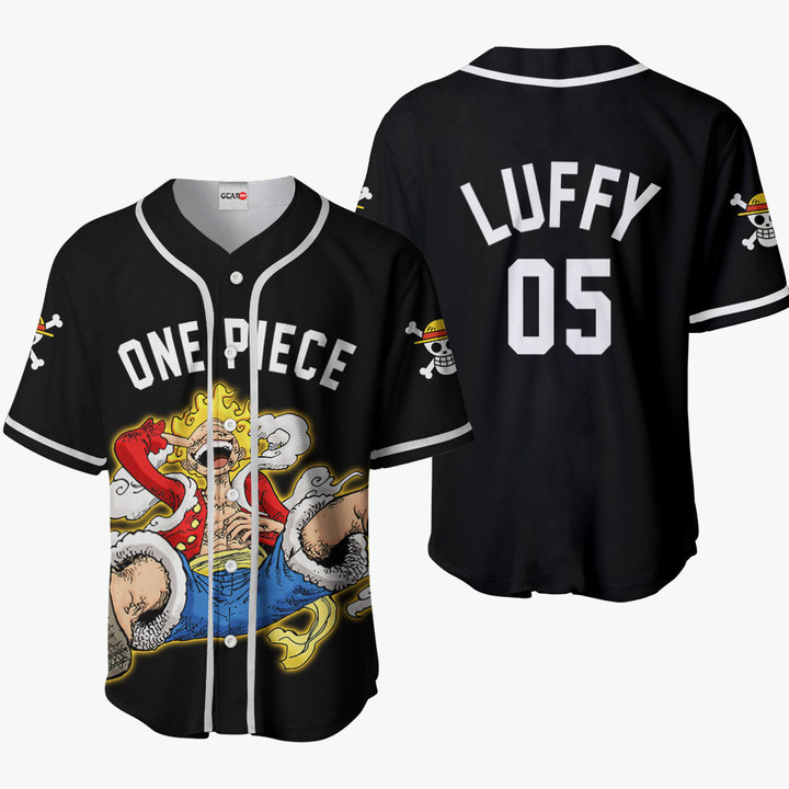 Luffy Gear 5 Jersey Shirt Custom One Piece Anime Costume Merch Clothes-1-gear otaku
