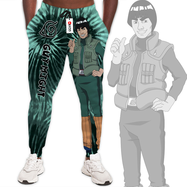 Guy Might Jogger Pants Custom Anime Sweatpants Tie Dye Style Merch
