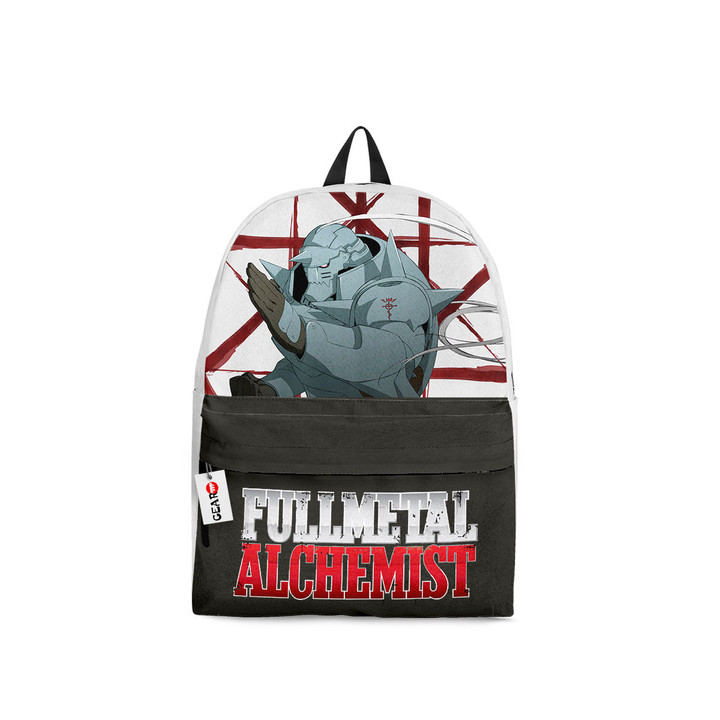 Alphonse Elric Backpack Custom Anime Fullmetal Alchemist Bag For Fans