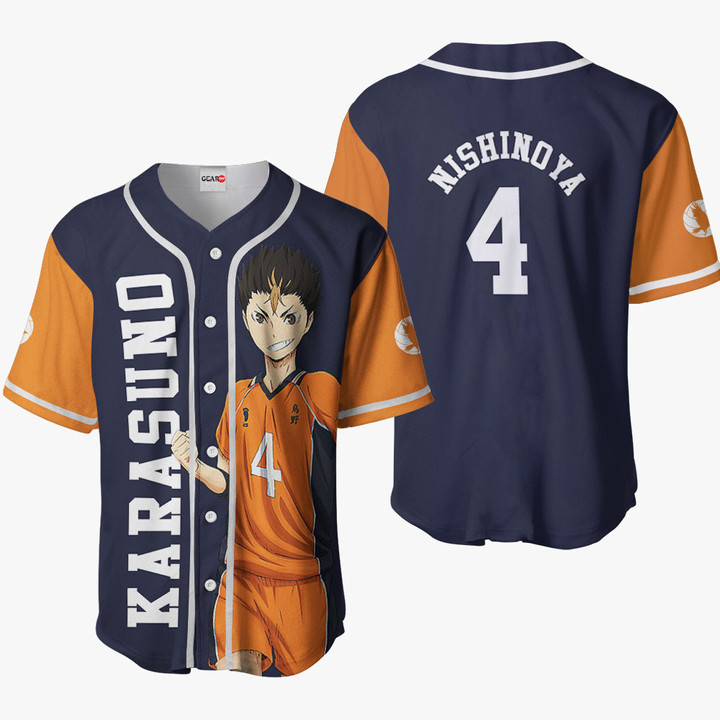 Yuu Nishinoya Baseball Jersey Shirts Haikyuu Custom Anime
