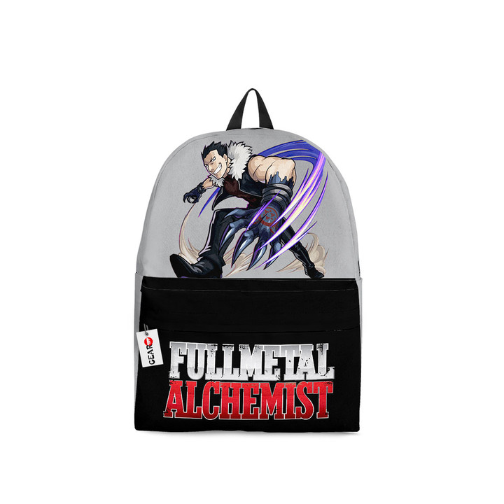Greed Backpack Custom Anime Fullmetal Alchemist Bag For Fans