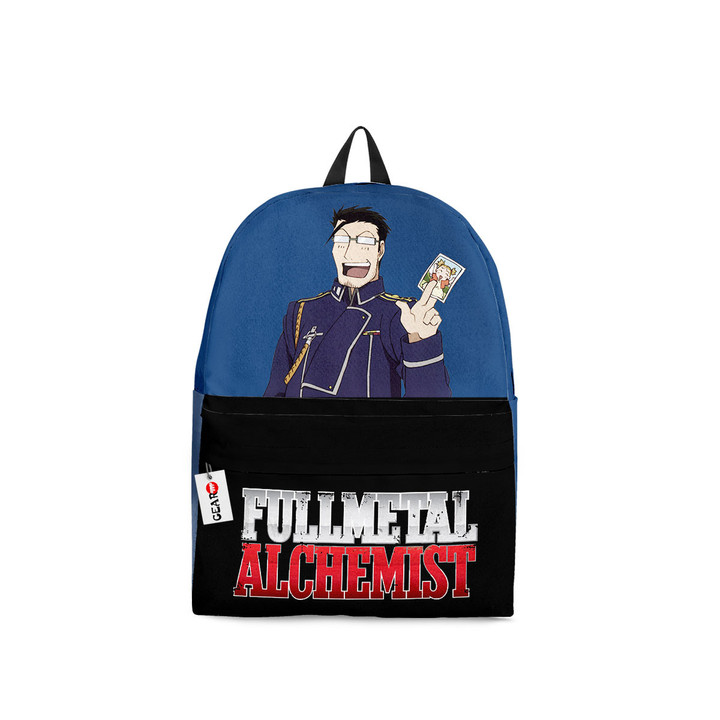 Maes Hughes Backpack Custom Anime Fullmetal Alchemist Bag