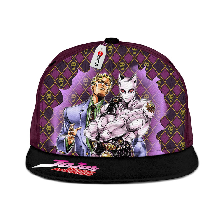 Yoshikage Kira Snapback Hats Custom JJBA Anime Hat For Fans