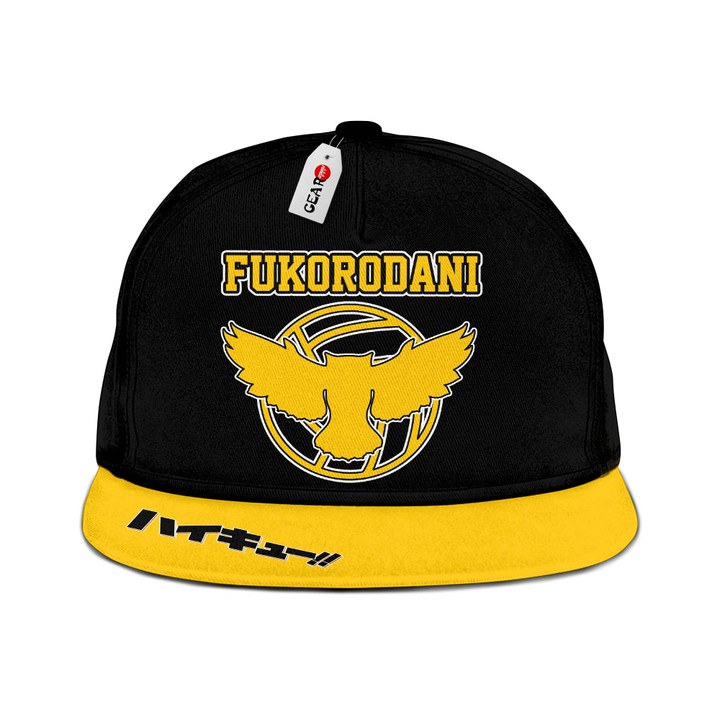 Fukorodani Snapback Hats Custom Haikyuu Anime Hat For Fans