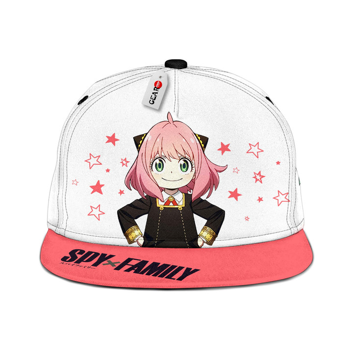 Anya Forger Snapback Hats Custom Spy x Family Anime Hat For Fans