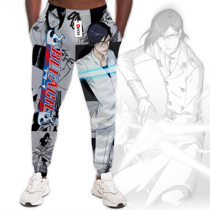 Uryu Ishida Jogger Pants BL Custom Anime Sweatpants Mix Manga