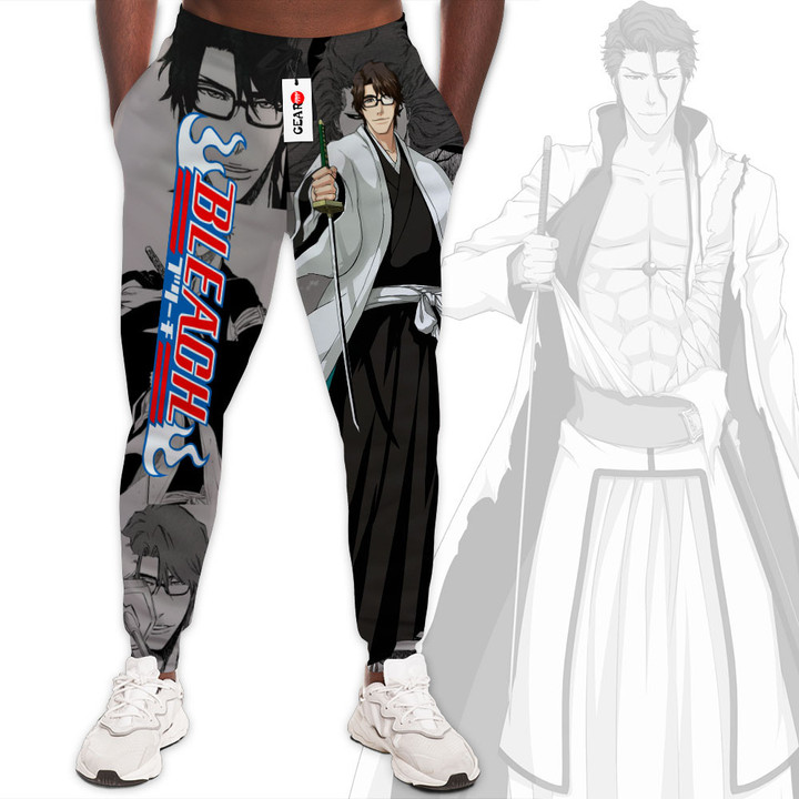 Sosuke Aizen Jogger Pants BL Custom Anime Sweatpants Mix Manga